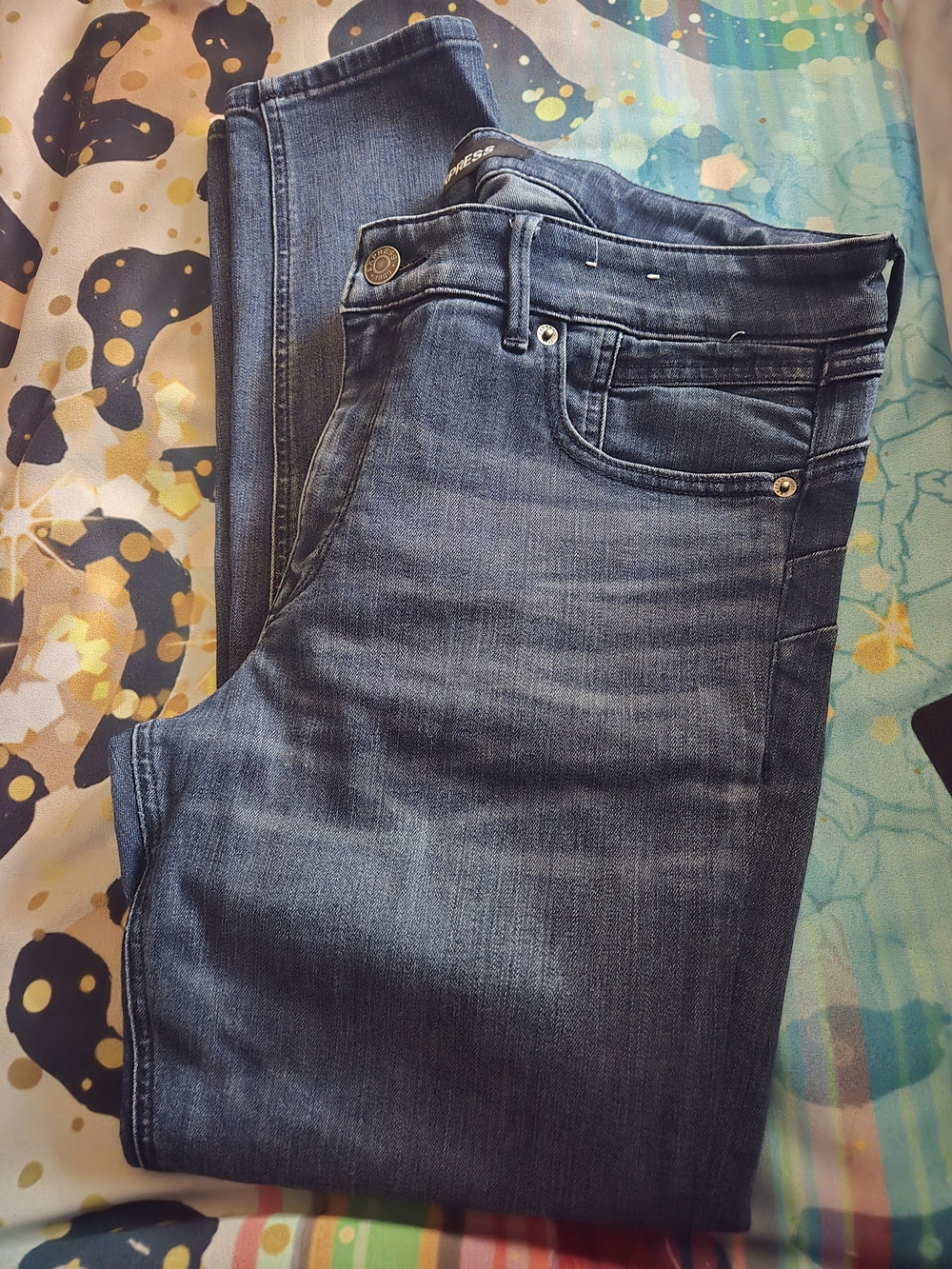 Classic Dark Blue Women's Stretch Jeans